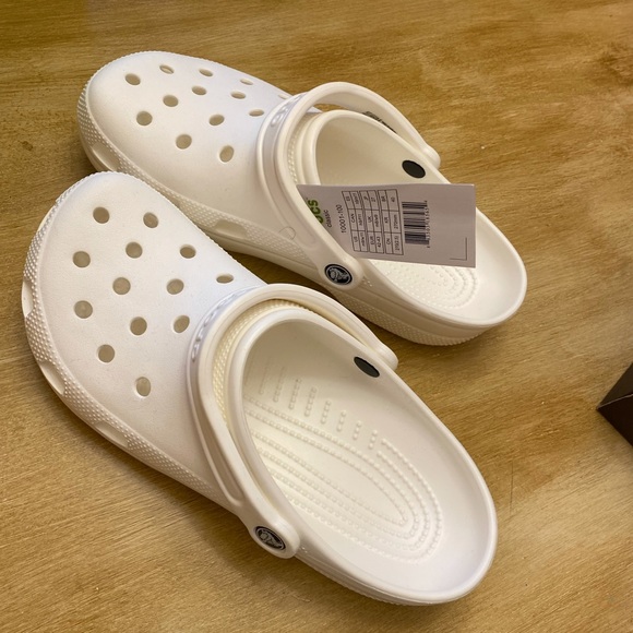Crocs Shoes | White Crocs US Mens 11 | Color: White | Size: 11 | Harper_412's Closet